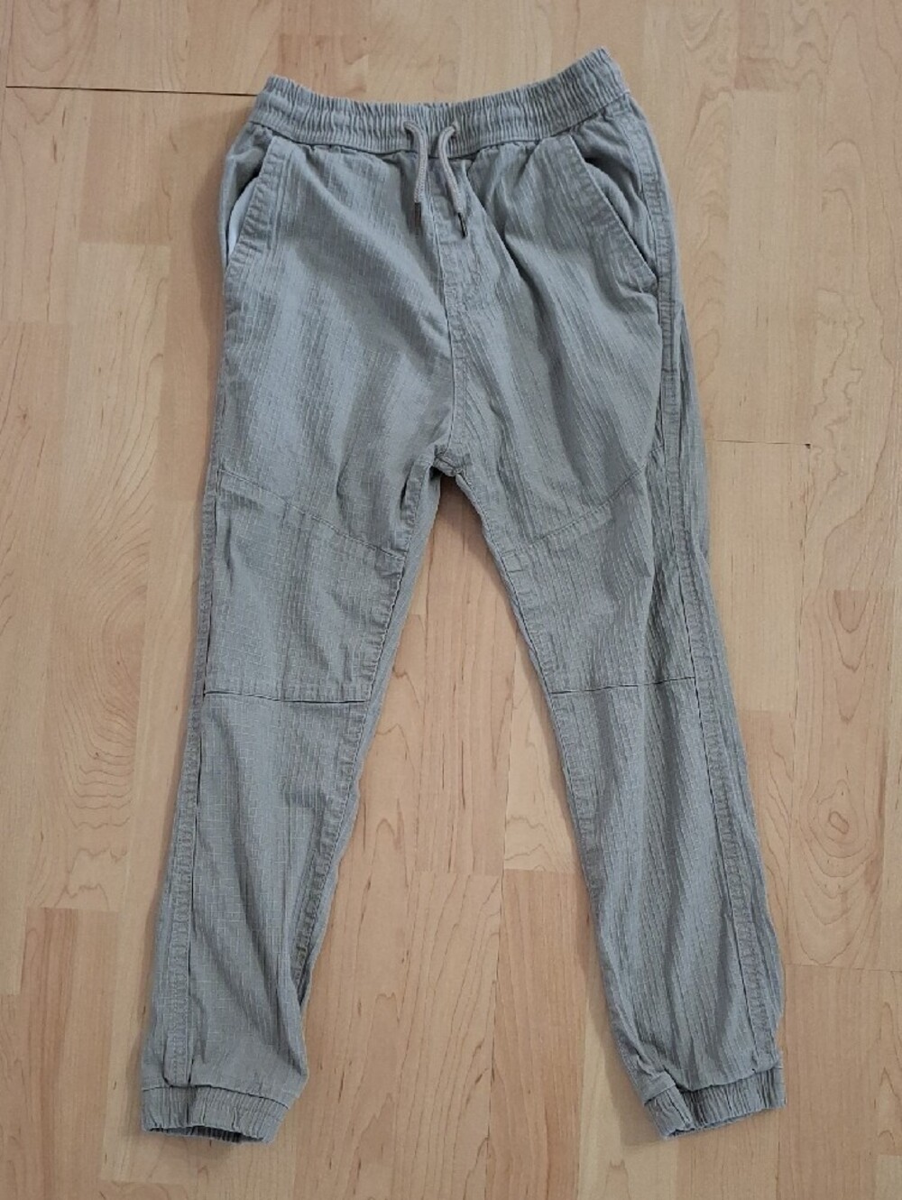 Rumors Elastic Waist Taupe Canvas Quick Dry Chinos Pants Size 6